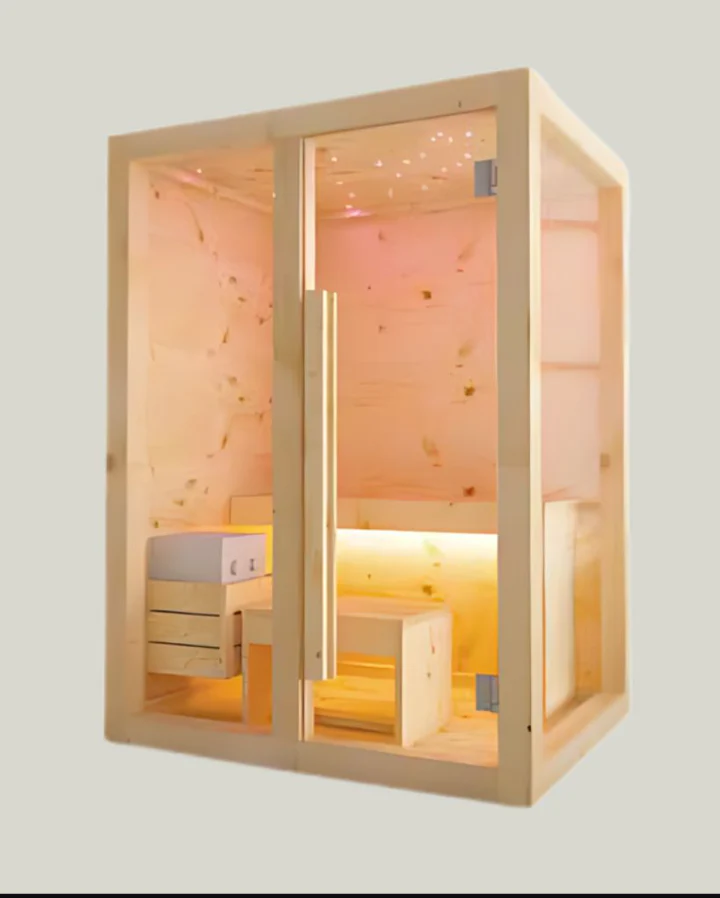 Sauna Honey Project 1500x1020xH2060 Angolo DX Colacril